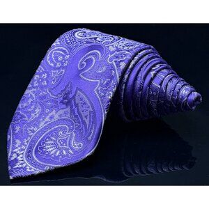 Donald  J Trump Signature Collection Purple Paisley 60" Tie